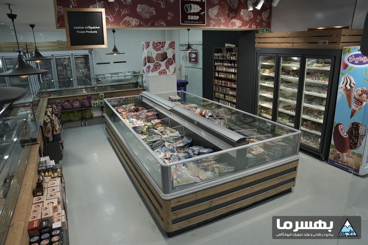 فریزر دوطرفه فروشگاهی بهسرما