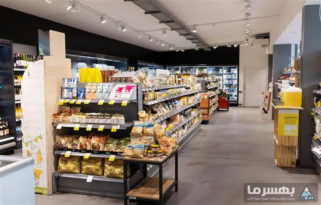 استفاده بهینه از فضا با طراحی مناسب تجهیزات فروشگاهی
