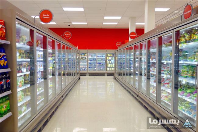 استفاده از تکنولوژی در چیدمان یخچال فروشگاهی