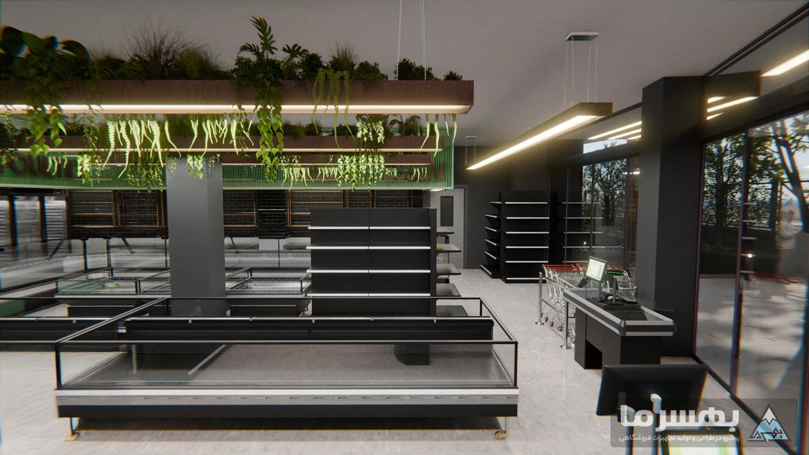 طراحی فروشگاه مجتمع گوشت