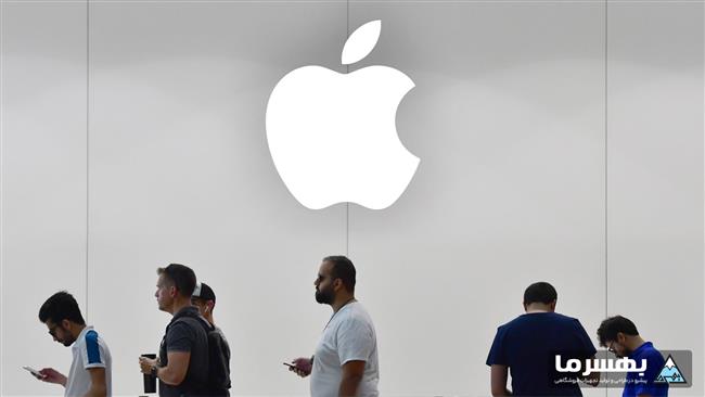 طراحی داخلی فروشگاه اپل