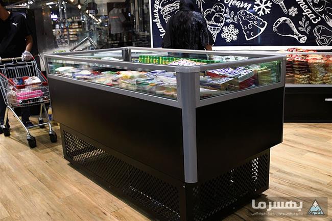 فریزر پرده هوا خوابیده پرتابل