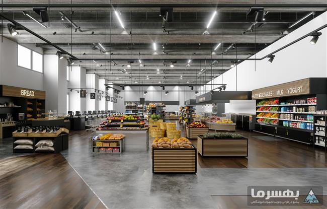 طراحی داخلی فروشگاه