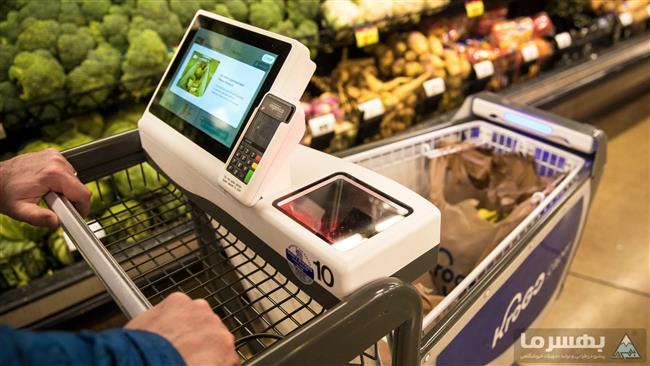 صندوق خودپرداخت اسکنری با چرخ‌دستی‌های هوشمند