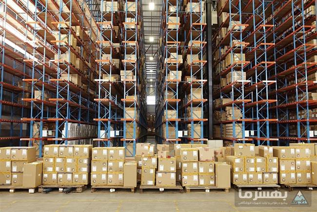 قفسه ‌بندی انبار فروشگاهی