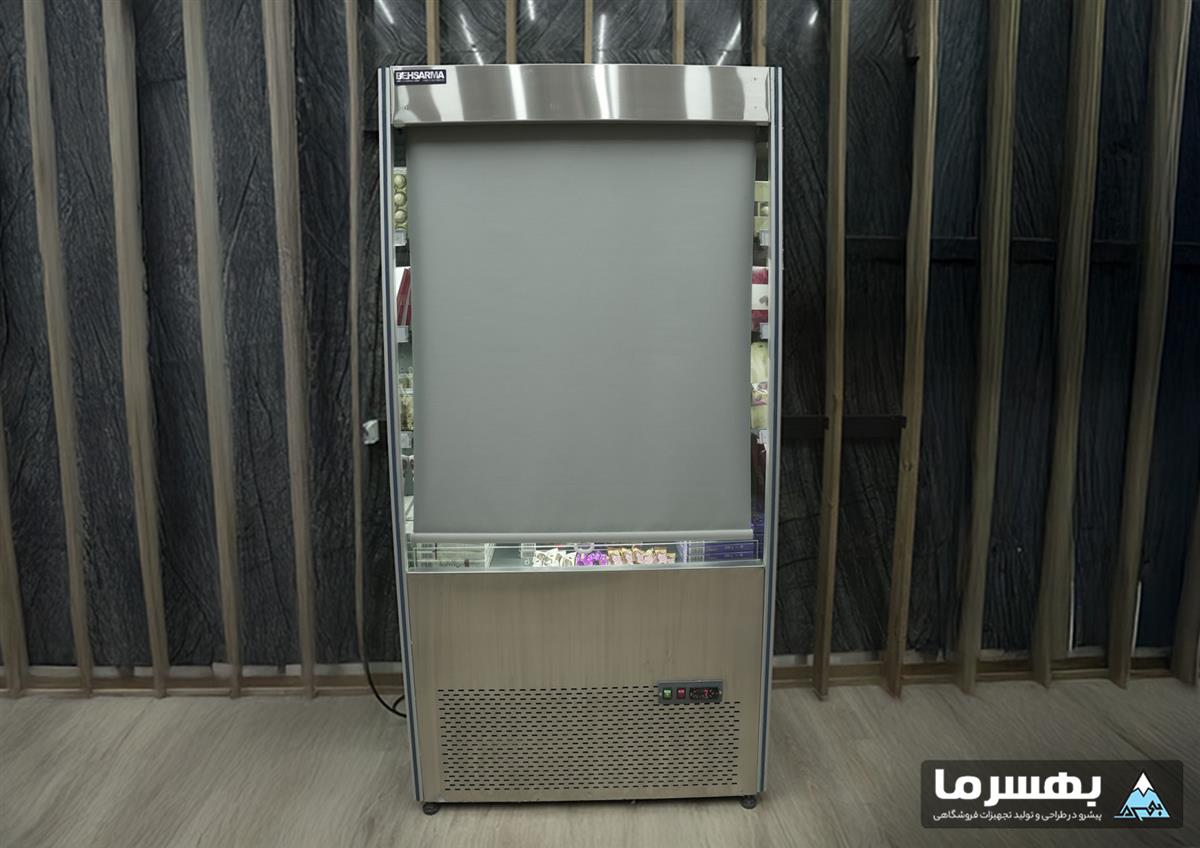 پرده کاور شب یخچال پرده هوا کامپکت