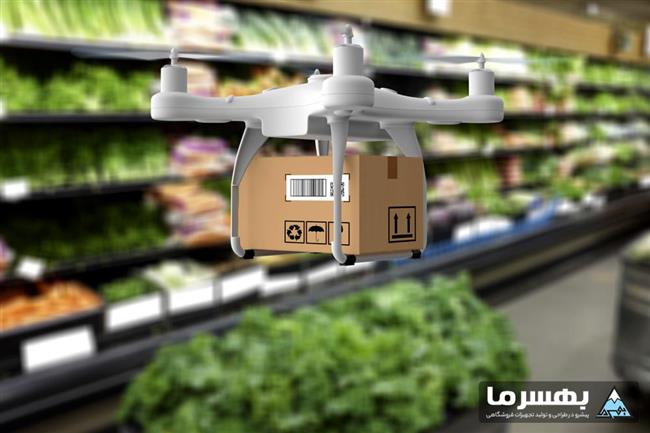 ربات‌ها در تحویل مواد غذایی