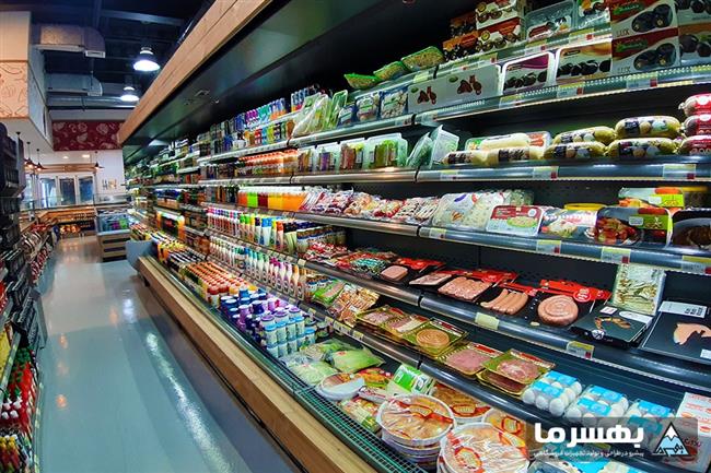 یخچال فروشگاهی پرده هوا بهسرما