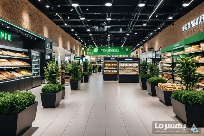 طراحی دکوراسیون فروشگاه‌