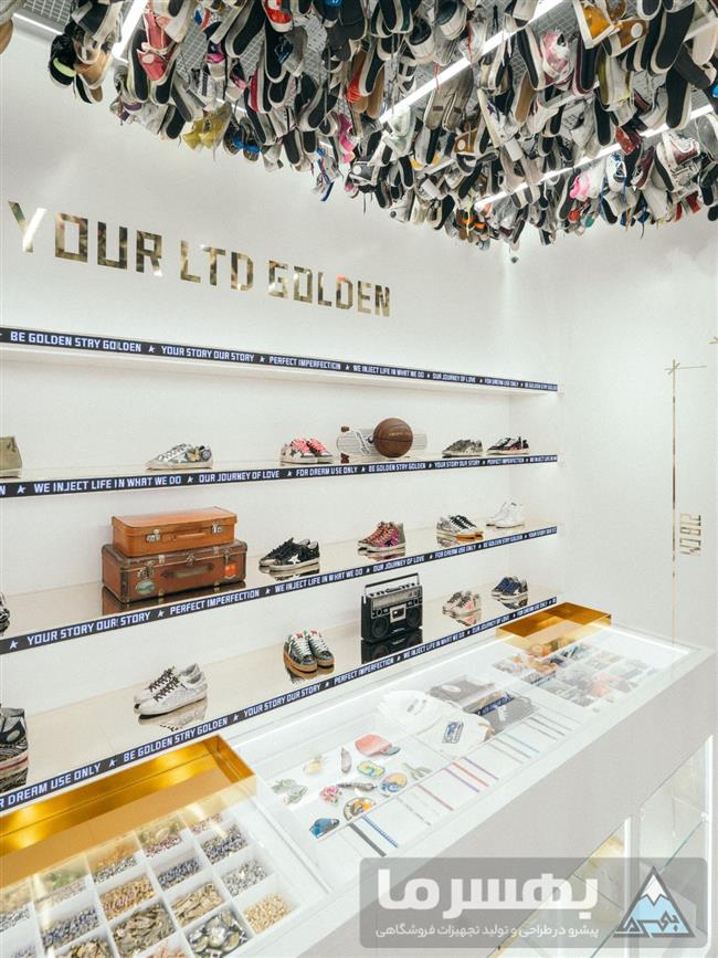 شخصی ‌سازی فروشگاه مفهومی "Golden Goose"