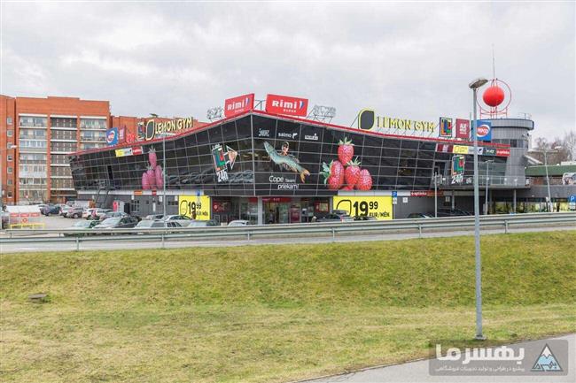 المان‌های متحرک در طراحی نمای فروشگاه مواد غذایی